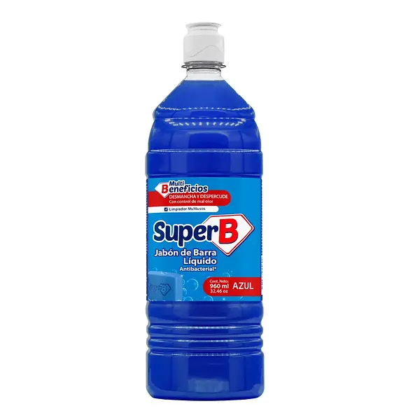 Jabón En Barra Liquido Azul Bondi X 960ml