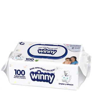 Pañitos Húmedos Winny Aloe Vera