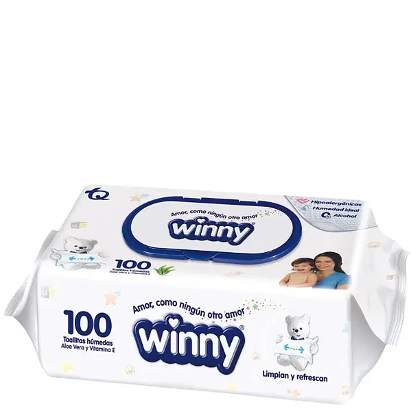 Pañitos Húmedos Winny Aloe Vera