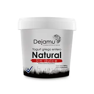 Yogurt Griego Dejamu Natural Sin Dulce