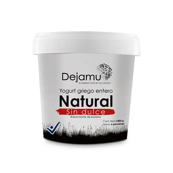 Yogurt Griego Dejamu Natural Sin Dulce