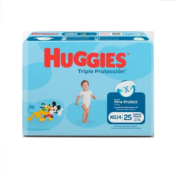 Pañales Huggies Etapa 4 X25