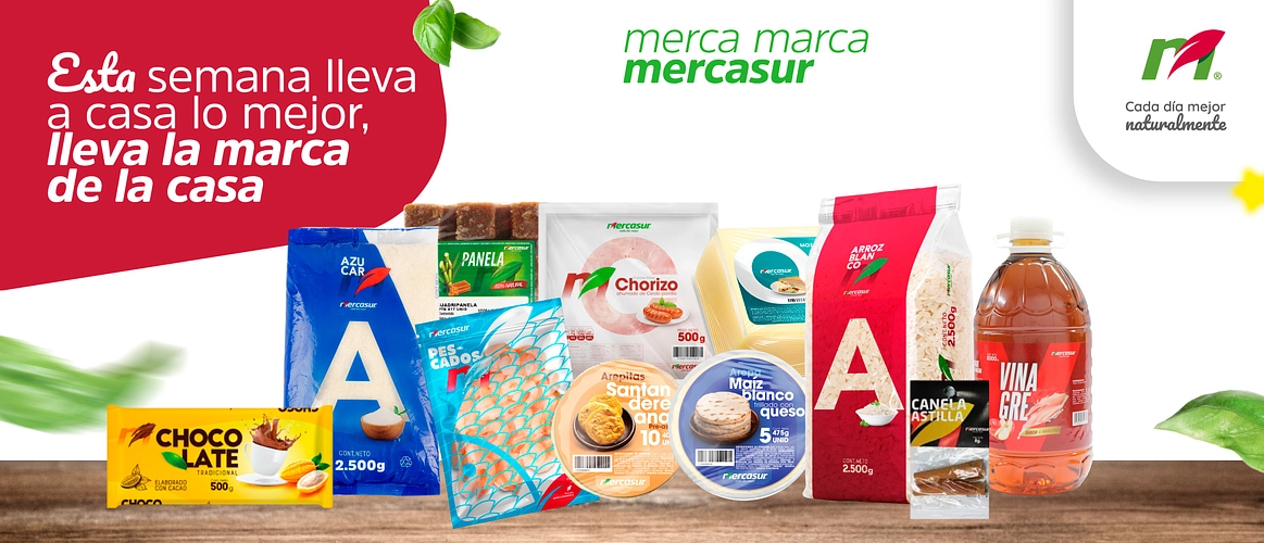 Merca marca mercasur alimentos