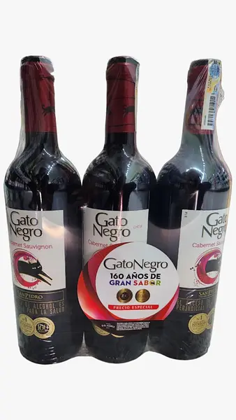 Vino Tinto Gato Negro Cabernet Paga 2 Lleva 3