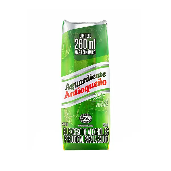 Aguardiente Antioqueño Verde Tetra