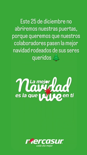 25 de Diciembre no abrimos