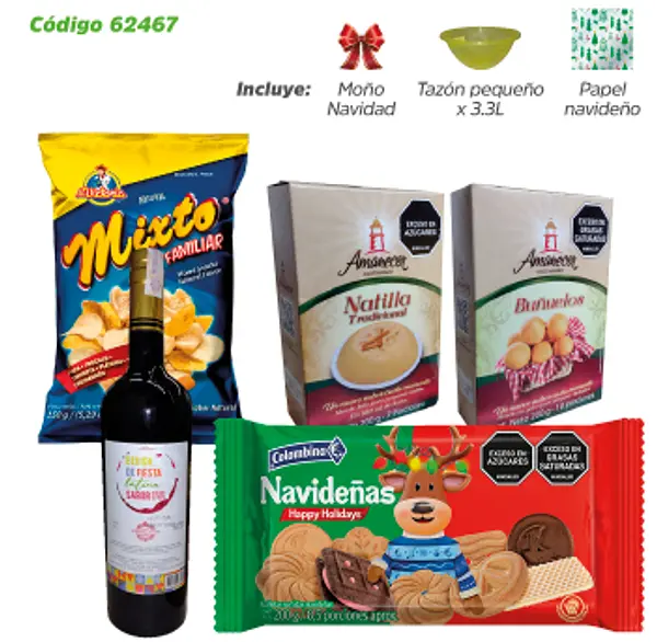 Anchetas Navideña Opcion 1