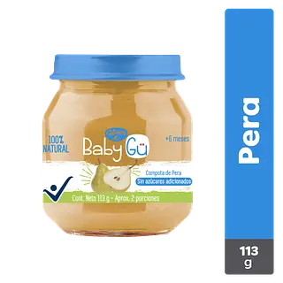Compota Natural Baby 113g Pera
