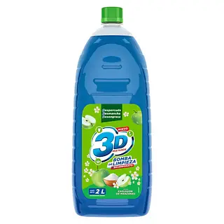 Det. 3d Liq Manzana 2lt
