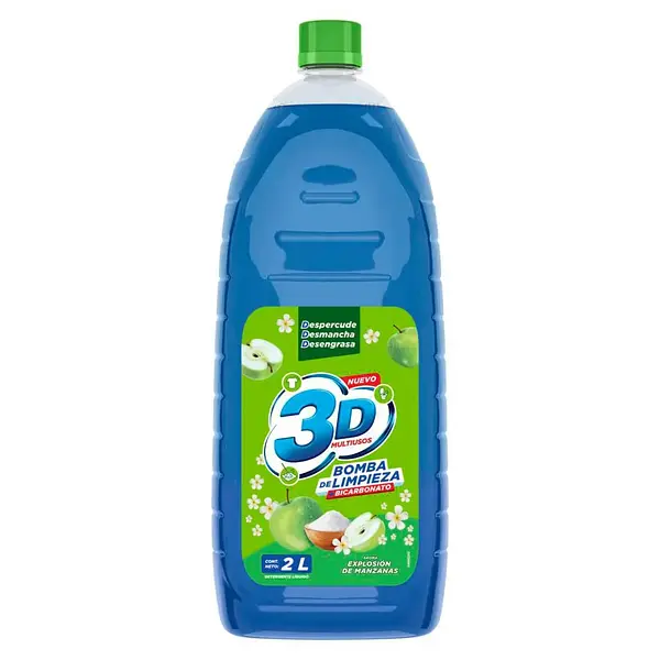 Det. 3d Liq Manzana 2lt