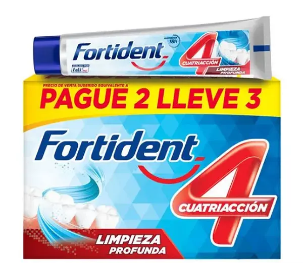 Fortident Cd 128g X3 Limpieza Profunda