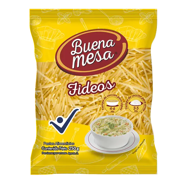Pasta Buena Mesa Fideos 250 Gr