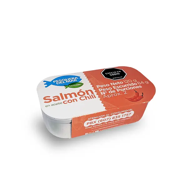 Despensa Salmon Aceite Chili Lata 120gr