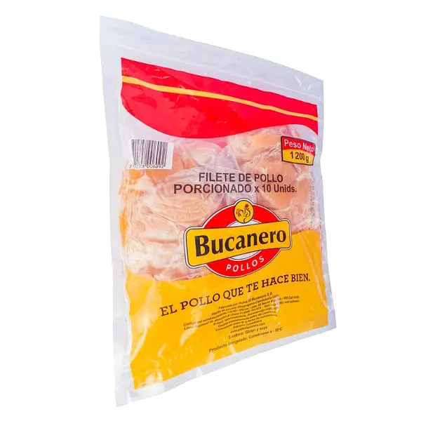 Bucanero Filete Pechuga Porcion 1200 Gr