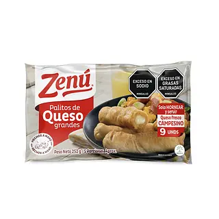 Zenu Palito De Queso 252g