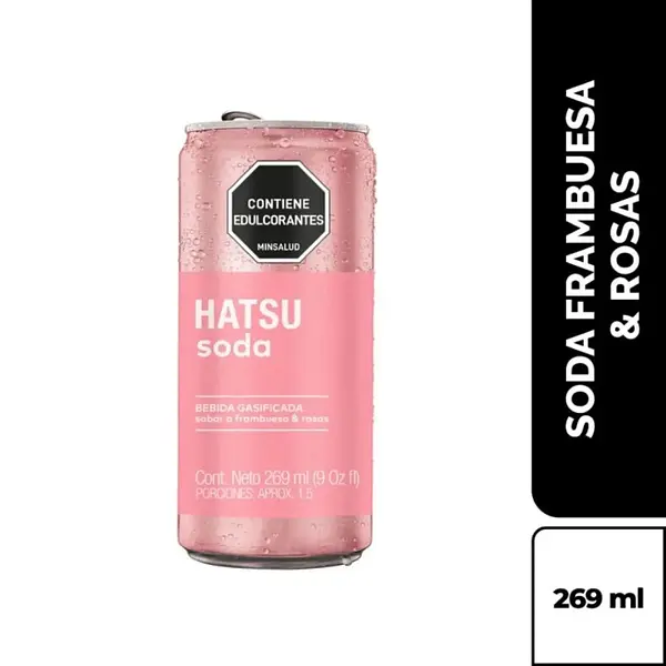 Hatsu Soda Frambuesa 269ml