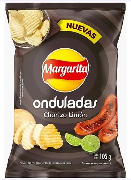 Papa Marg 105g Chorizo Limon
