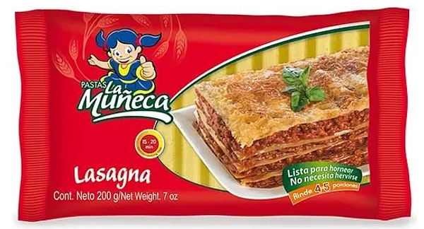 La Muñeca Lasagna 200gr