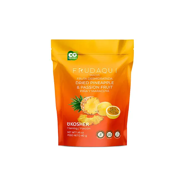 Snack Piña Maracuya Deshidratada 40gr
