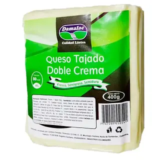 Damalac Queso Doble Crema 400g X16