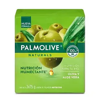 Jab Palm 75g Aloe Y Oliva * 3