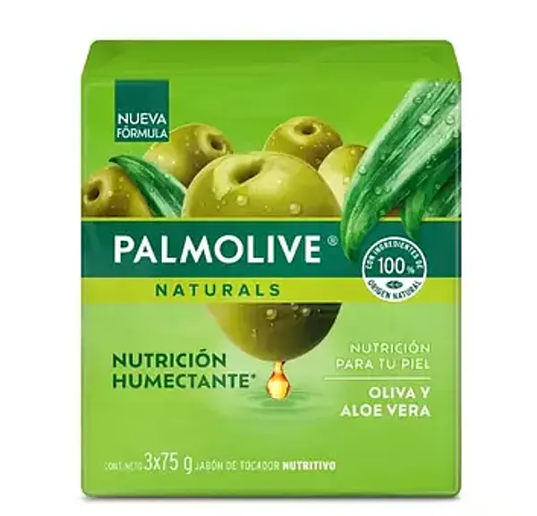 Jab Palm 75g Aloe Y Oliva * 3