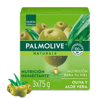Jab Palm 75g Aloe Y Oliva * 3