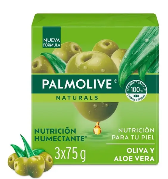 Jab Palm 75g Aloe Y Oliva * 3