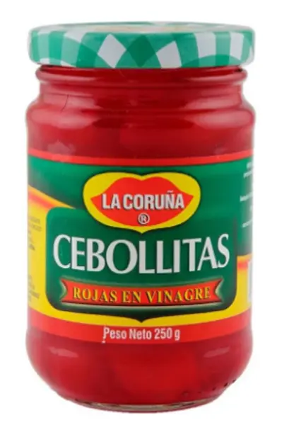 Coruña Cebollitas Rojas 250gr