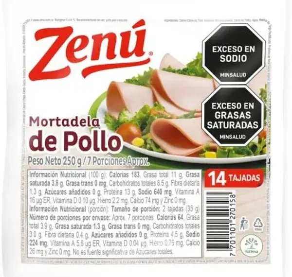 Zenu Mortadela Pollo
