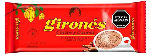 Choc. Girones Clavos Y Canela 400 Gr