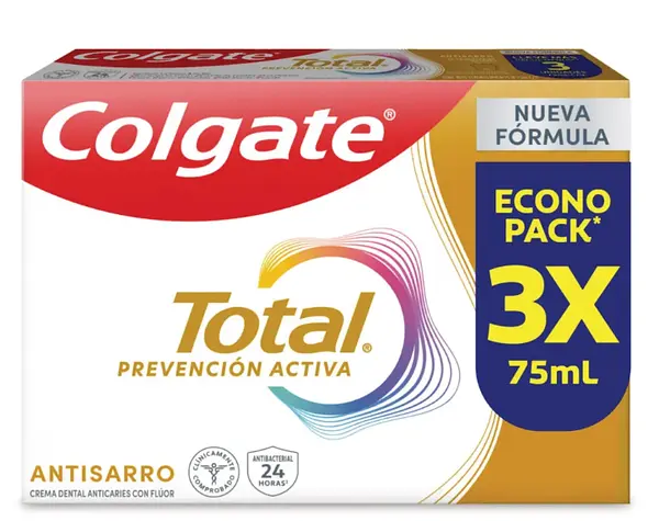 Colg Cd 75ml X3 Total12 Anti Sarro