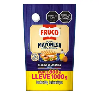 Fruco S Mayonesa Pg800 Llv1000