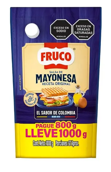 Fruco S Mayonesa Pg800 Llv1000