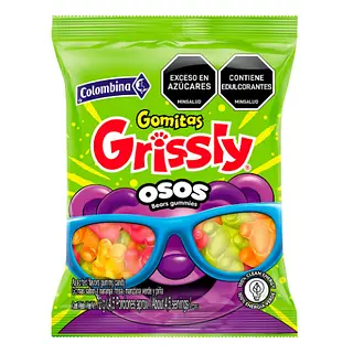 Colomb. Gomas Osos 72gr