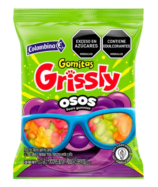Colomb. Gomas Osos 72gr