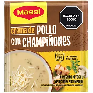 Maggi Crema Pollo Champiñon X60g