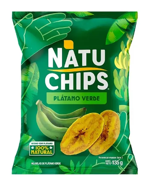 Natuchips Platano Verde 135g