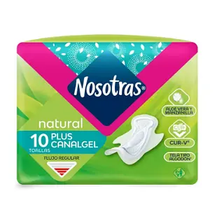 Nos Toalla Nat Plus Canalgel X10
