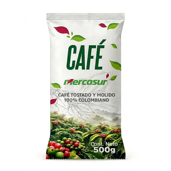 Café Tostado Y Molido Mercasur