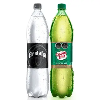 Postob. Duo Bretaña+Canada Dry