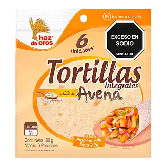 Hdo Tortillas Integral Avena 190g