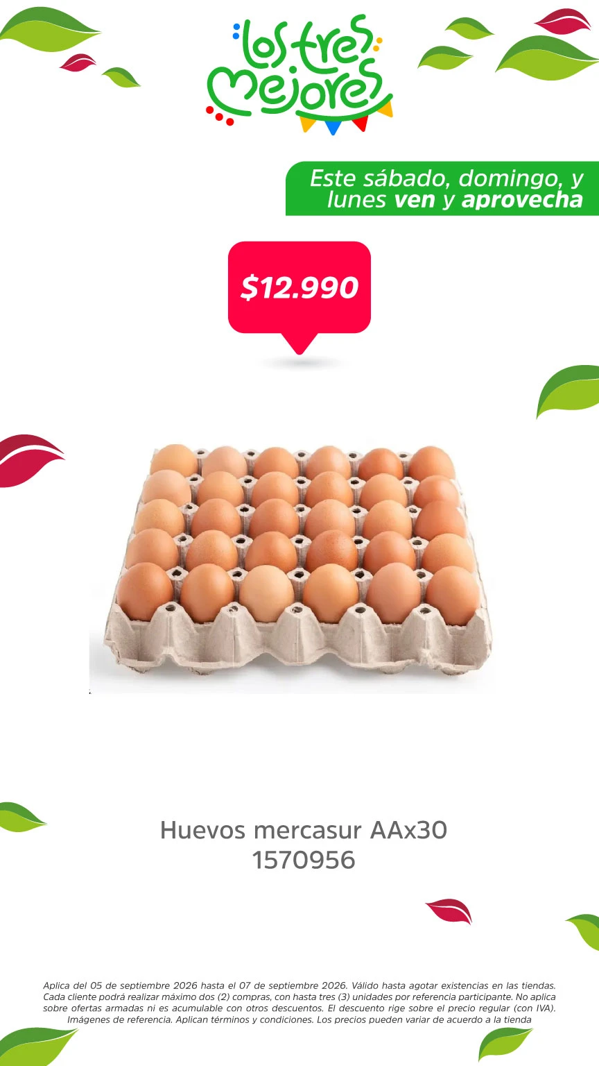 HUEVOS MERCASUR AAX30