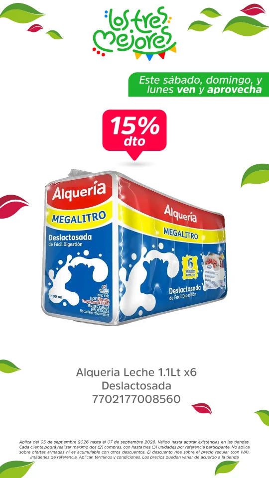 Leche alquería