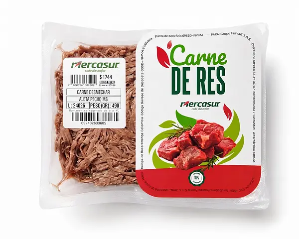 Mercasur Carne Desmechar Aleta Pecho Kilo