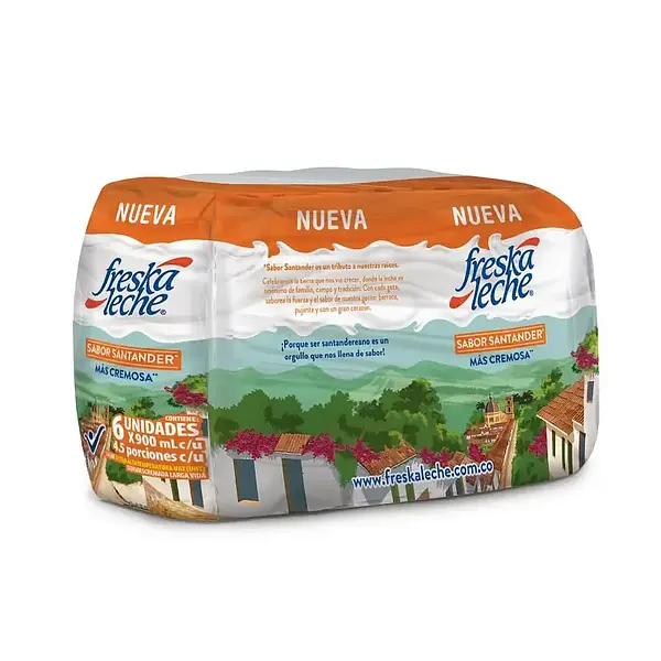Freskaleche Sabor Santander Sixpack 1100ml