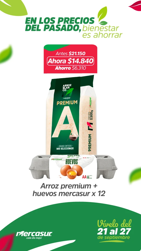 Combo arroz premium