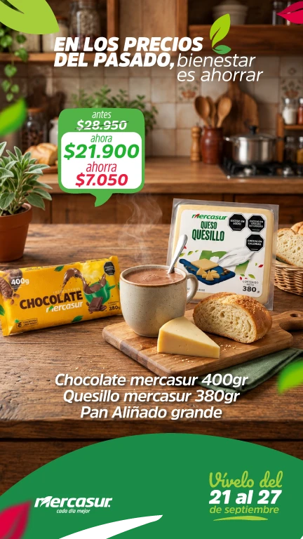 COMBO CHOCOLATE PAN Y QUESO