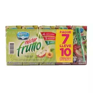 Jugo Frutto Alpina Pague 7 Lleve 10
