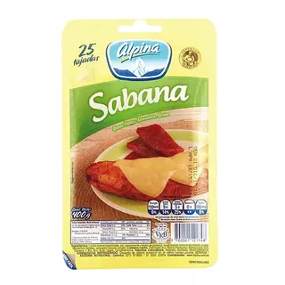 Queso Sabana Alpina Tajado X25